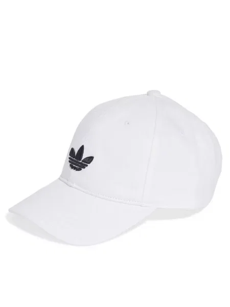 Klasična kapa s šiltom Adidas Originals bela