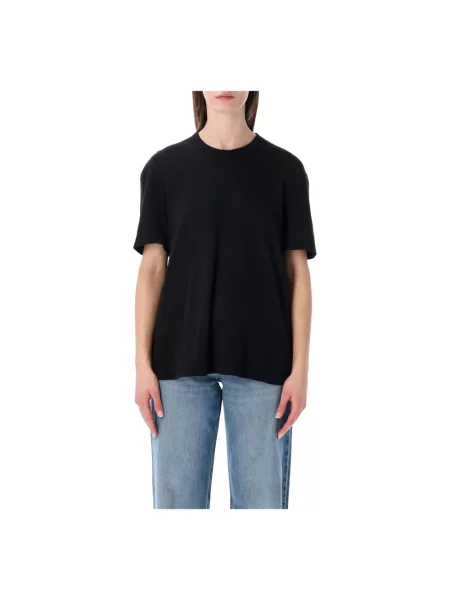 Koszulka James Perse z krepy czarna