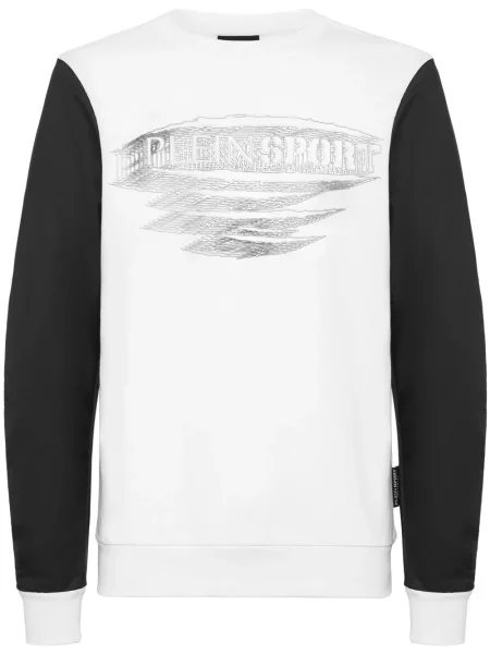 Bluza Plein Sport z nadrukiem biała