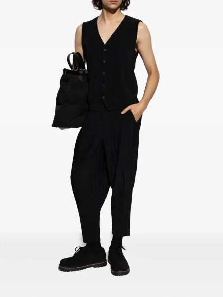 Pantaloni Homme Plisse Issey Miyake plisate negru