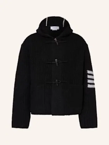 Thom Browne. Kardigan schwarz czarny
