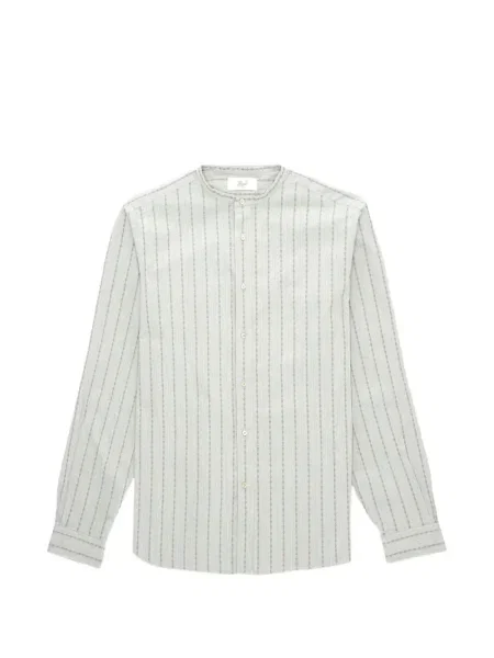 Prugasta košulja Fortela sa stojećim ovratnikom