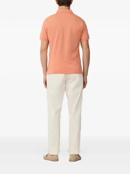 Tricou polo Hackett cu autograf portocaliu