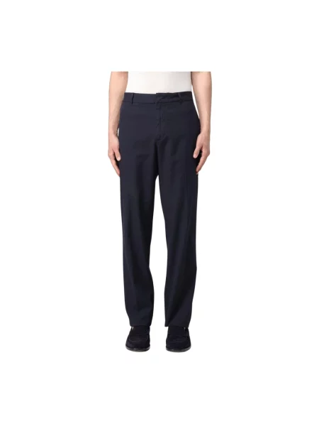 Spodnie Emporio Armani casual niebieskie