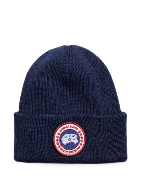 Căciulă Canada Goose cu autograf albastru