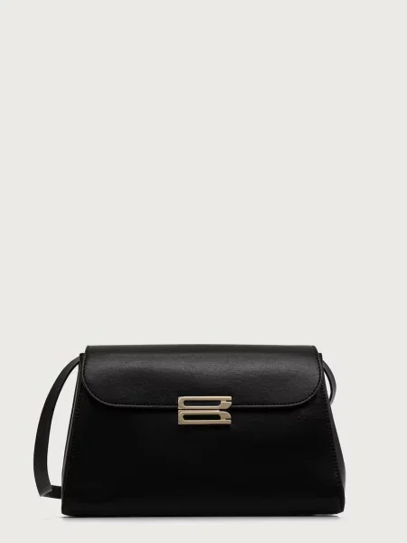Victoria Beckham geantă crossbody pentru femei din piele Dorian negru