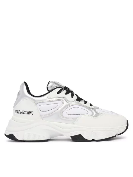 Sneakersy LOVE MOSCHINO białe