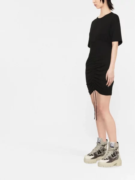 Sukienka koszulowa Msgm garniturowa czarna