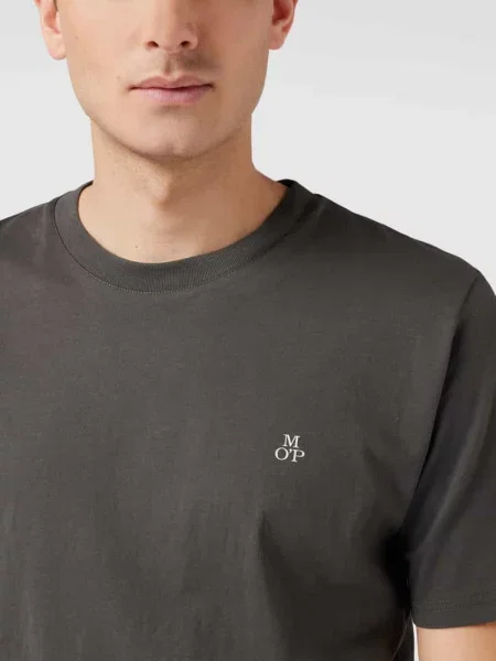 T-shirt z nadrukiem z logo Marc O'polo szara