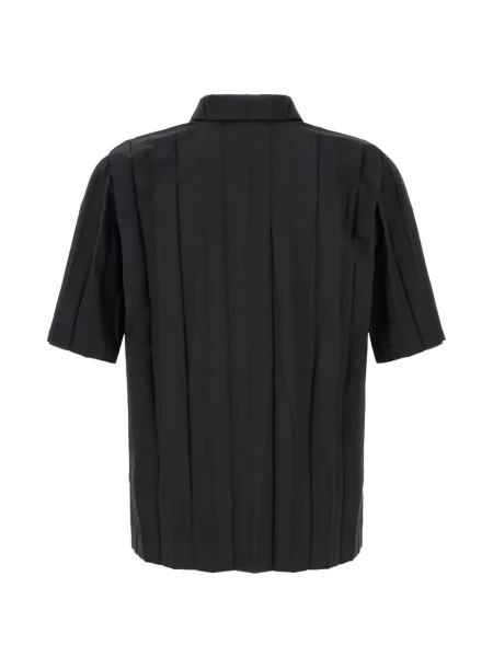 Къс риза Homme Plissé Issey Miyake черно