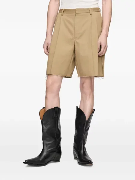 Pantaloni scurți Maison Margiela plisate