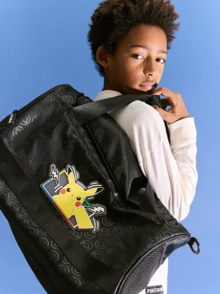Reserved Geantă sport Pokémon negru