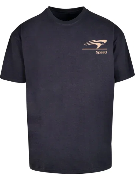 MT Upscale Tricou Buenos Aires bej / bleumarin / negru / murdar alb