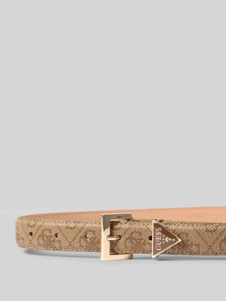 Pasek z nadrukiem z logo na całej powierzchni model Noelle' Guess