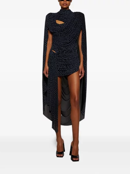 Rochie mini Christopher Esber drapată negru
