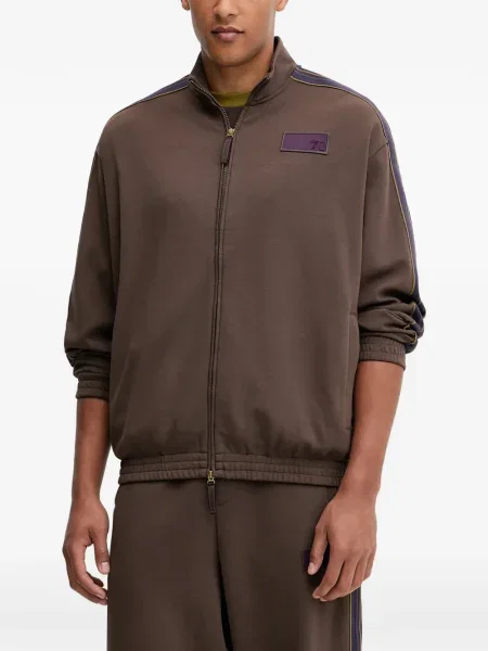 Анцуг Ea7 Emporio Armani на райета кафяво