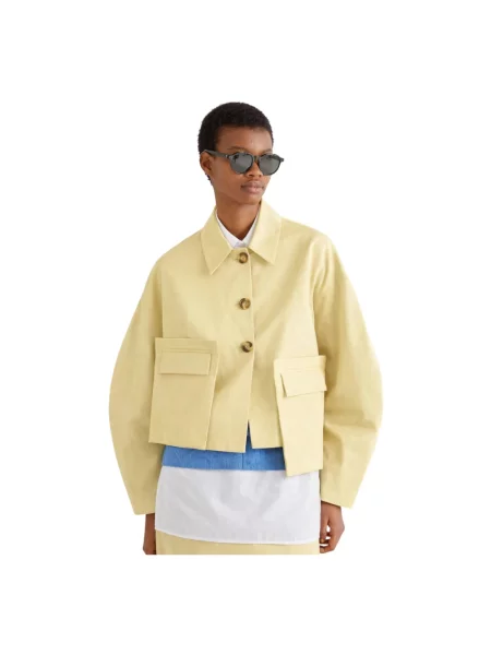 Kurtka koszulowa Meimeij żółta