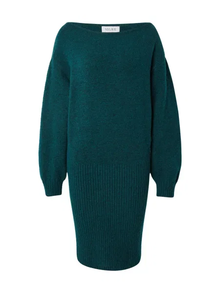 MYLAVIE by Sarah Harrison Rochie tricotat închis verde