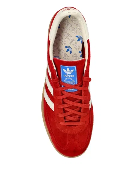 Велурени маратонки Adidas Spezial на райета червено