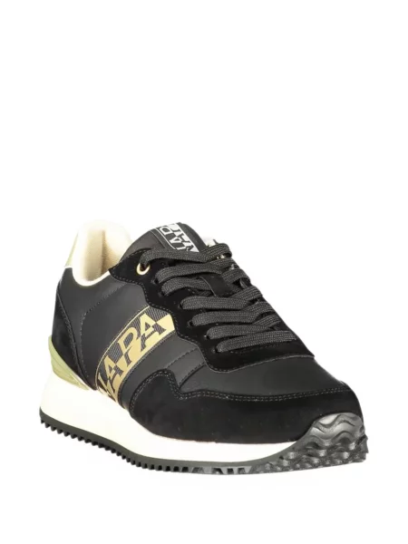 Sneakerși Napapijri cu imagine negru