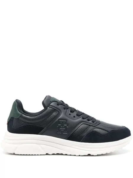 Sneakerși Tommy Hilfiger din piele chunky albastru