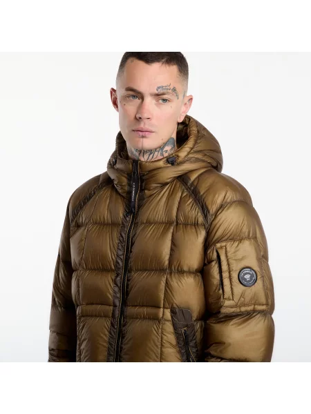 Jacheta C.P. Company D.D. Shell Hooded Puffer Jacket XXL maro
