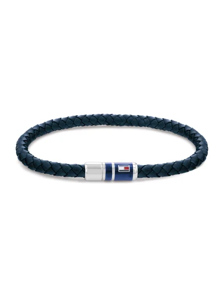 TOMMY HILFIGER Zapestnica mornarska / rdeča / črna / srebrna bela