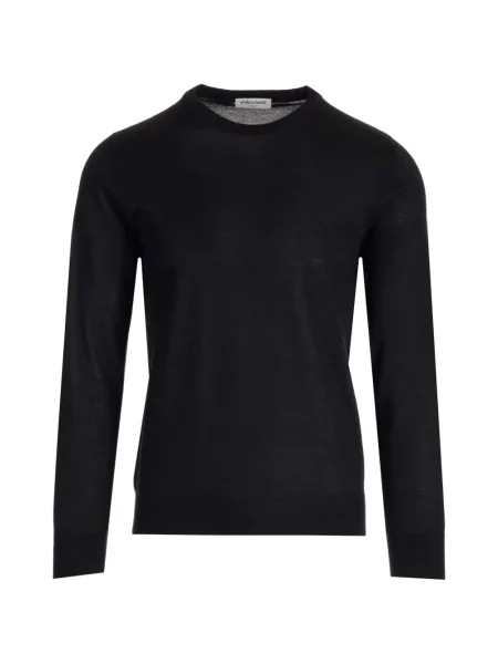 Pulover Al Duca D’aosta 1902 cu decolteu rotund negru