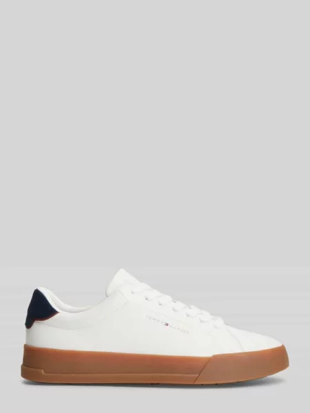 Tommy Hilfiger TH COURT LTH DETAIL ESS sneakersy skórzane białe
