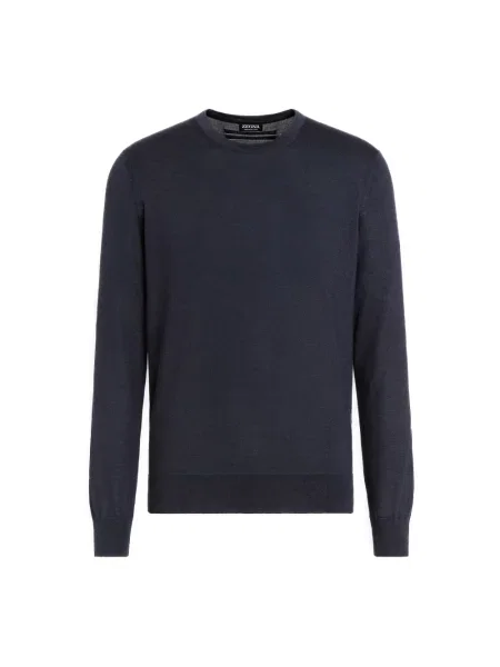 Sweter Zegna niebieski