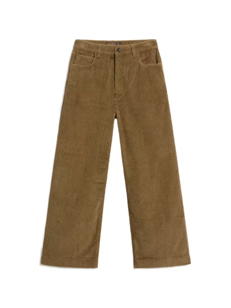 Pantaloni Woolrich de catifea cord maro