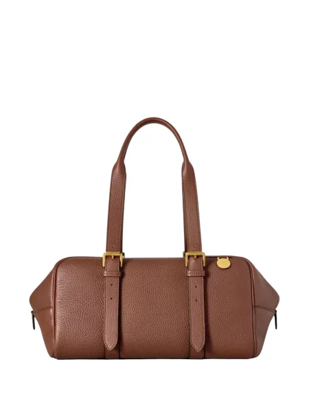 Remenčić shopper torbica Mulberry sa kopčom smeđa