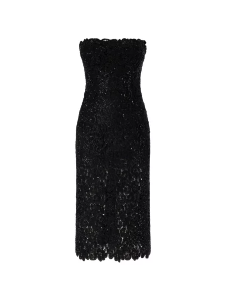 Rochie midi Ermanno Scervino tricotate negru