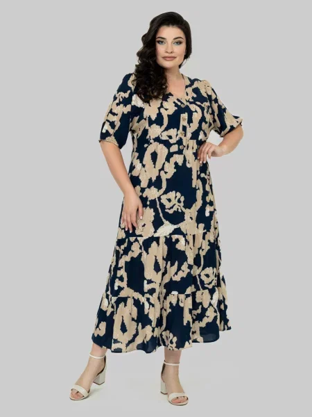 Сукня міді All Posa синій