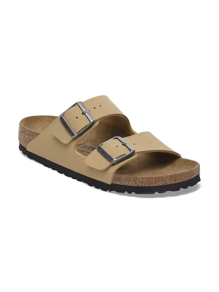 Шльопанці Birkenstock Arizona Birkibuc бежевий