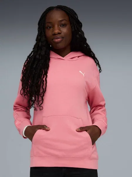 Дитяче Худі PUMA Ess Tape Relaxed Hoodie комбінований верх рожевий