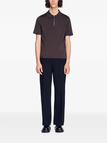 Tricou polo Sandro maro