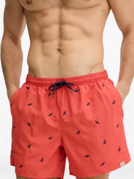 Slip de baie Aeronautica Militare cu broderie cu cordon roșu
