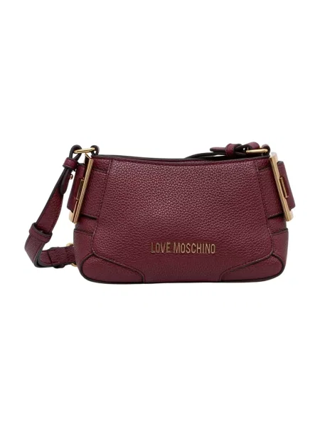 Torebka Love Moschino skórzana czerwona
