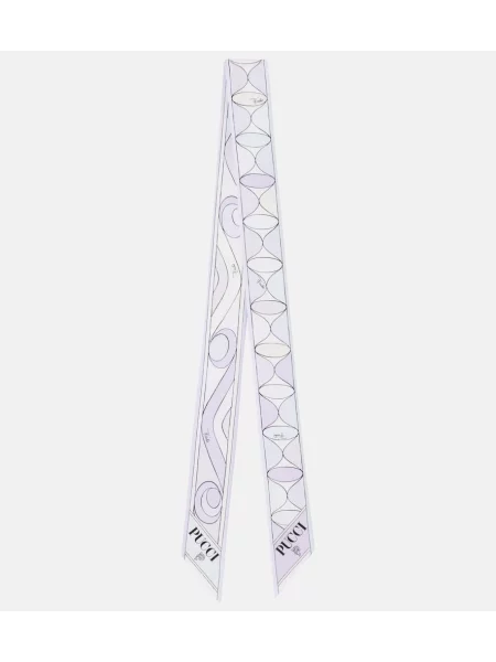 Fular Pucci de mătase violet