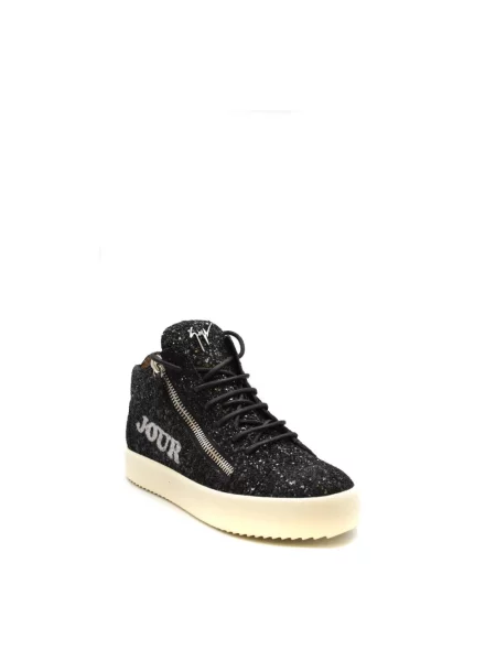Sneakersy Giuseppe Zanotti skórzane czarne