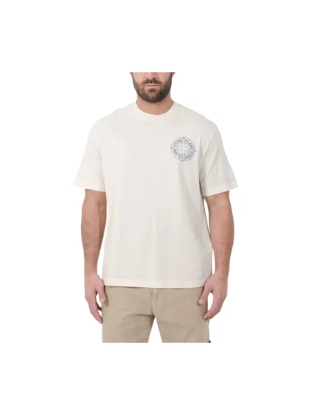 Koszulka Stone Island z kamieniami beżowa
