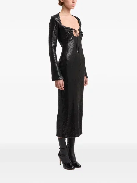 Rochie midi 16arlington cu paiete negru