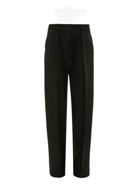 Pantaloni Victoria Beckham plisate negru