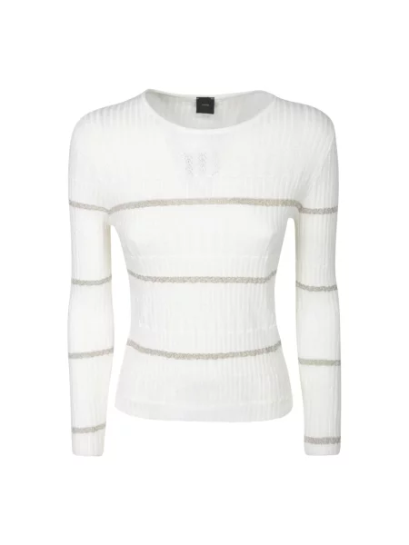 Sweter Pinko elegancki biały