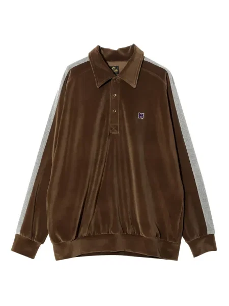 Pruhované polotričko Needles hnědé