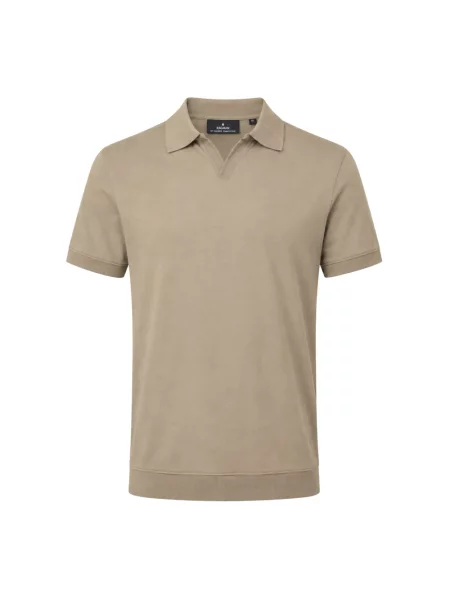 Koszulka polo Ragman beżowa