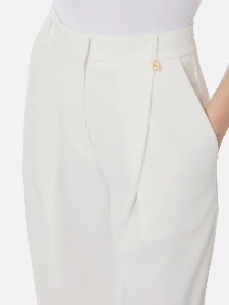 Брюки Elisabetta Franchi белые
