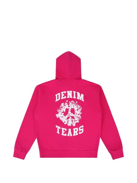 Hanorac cu glugă Denim Tears cu imagine roz