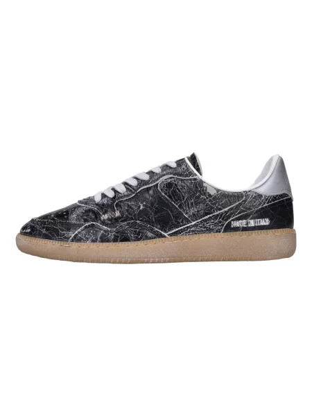 Sneakersy Hidnander skórzane czarne